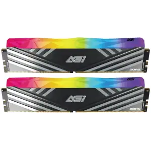 Модуль памяти AGI 32 GB (2x16GB) DDR5 6000 MHz TurboSprint RGB Black (AGI6CSJ16UD858-DC) UA