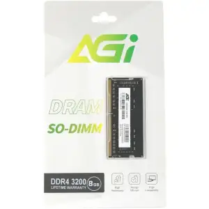 Модуль пам'яті SoDIMM 16Gb DDR4 3200 MHz AGI SD138, Retail (AGI320016SD138-ST) UA