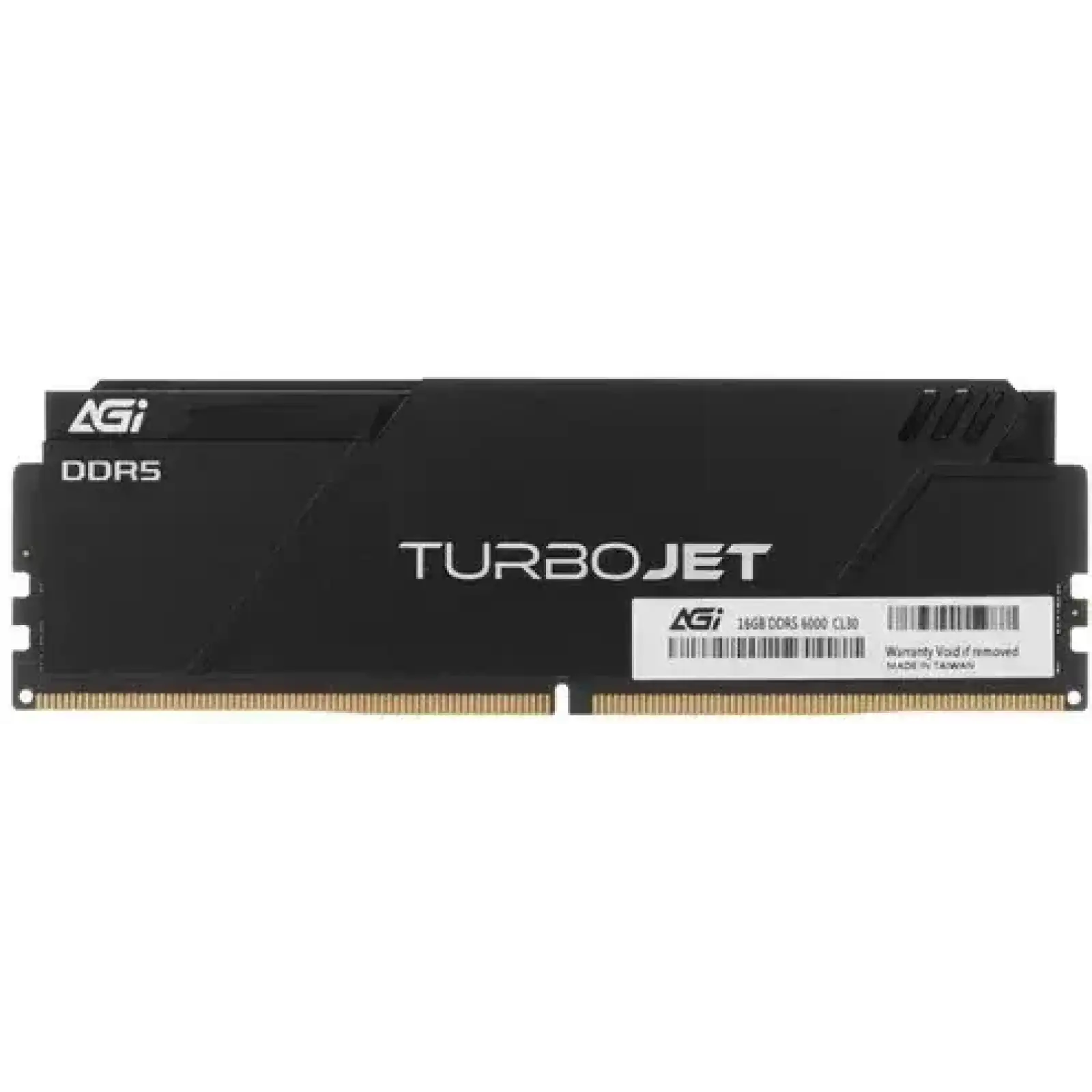 Модуль памяти AGI 16 GB DDR5 6000 MHz TurboJet Black (AGI6AVT16UD858-SR) UA