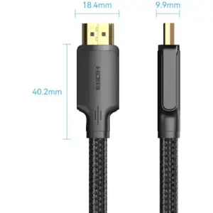 Кабель HDMI M - M, 12.0 м, V2.0 4K 30Гц обплетення Vention (ALLBM) UA
