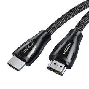 Кабель HDMI M - M, 3.0 м, V2.1 With Braid 8K@60Hz/4K@120Hz, HD140 UGREEN Чорний (80404) UA