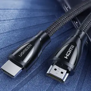 Кабель HDMI M - M, 3.0 м, V2.1 With Braid 8K@60Hz/4K@120Hz, HD140 UGREEN Чорний (80404) UA