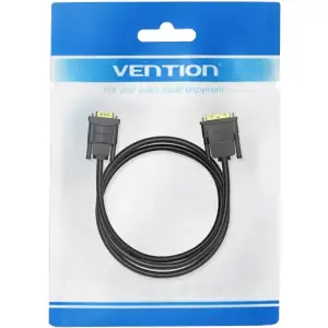Кабель DVI M (24+1) - VGA M, 1.5 м, чорний Vention (EABBG) UA