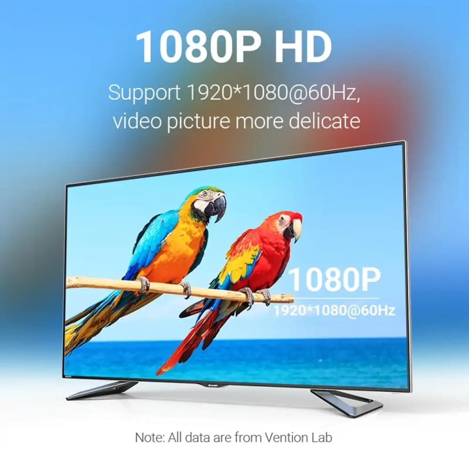Кабель DVI M (24+1) - VGA M, 1.5 м, чорний Vention (EABBG) UA