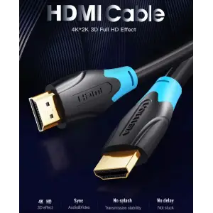 Кабель HDMI M - M, 20.0 м, V2.0, 4K 30Гц, PVC Vention (AACBQ) UA