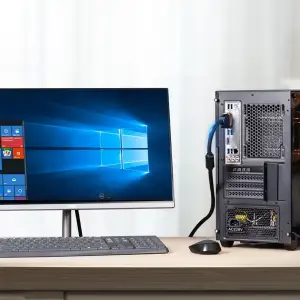Кабель DVI-D 24M - 24M, 8.0 м, 2K 60Hz обплетення, з феритами Vention (EAEBK) UA