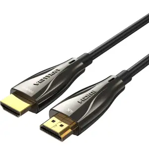 Кабель HDMI M - M, 40.0 м, V2.0, Optical 4K 60Гц Black Zinc Alloy Vention (ALSBV) UA