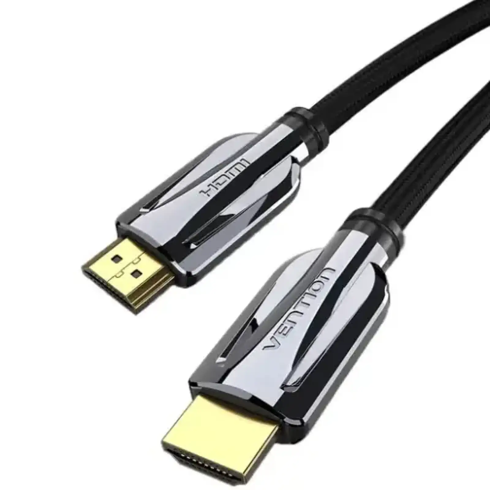 Кабель HDMI M - M, 3.0м, V2.1, 8K 60Гц обплетення, чорний Vention (AALBI) UA