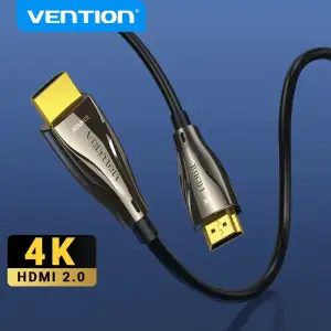 Кабель HDMI M - M, 60.0 м, V2.0, Optical 4K 60Гц zinc alloy black Vention (ALABAE) UA