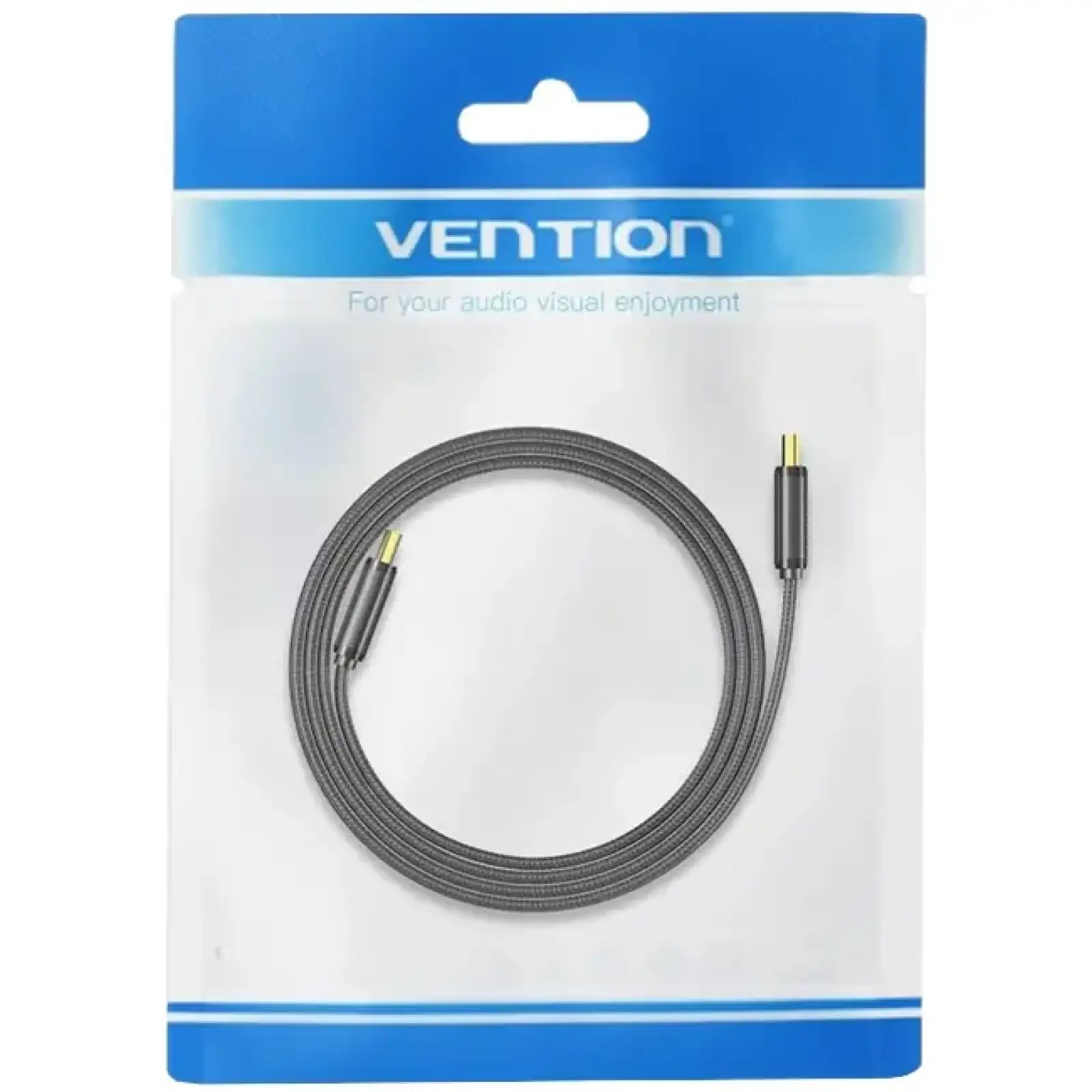 Кабель HDMI M - M, 2.0 м, V2.1, 8K 60Гц, плаский з обплетенням, Vention (ALKBH) UA