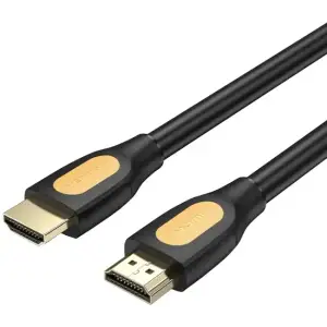 Кабель HDMI M - M, 5.0 м, V2.0, 4K 60Гц, PVC type, чорний, Vention (ALIBJ) UA