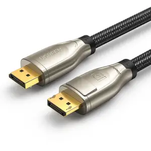Кабель DisplayPort M - M 3.0 м, V1.4 8K Zinc Alloy Shell DP112 чорний UGREEN (60844) UA