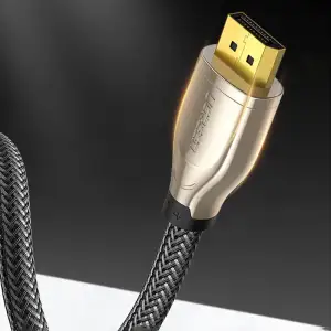 Кабель DisplayPort M - M 3.0 м, V1.4 8K Zinc Alloy Shell DP112 чорний UGREEN (60844) UA