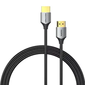 Кабель HDMI M - M, 1.0 м, V2.0, 4K 60Гц PVC сірий Vention (ALEHF) UA