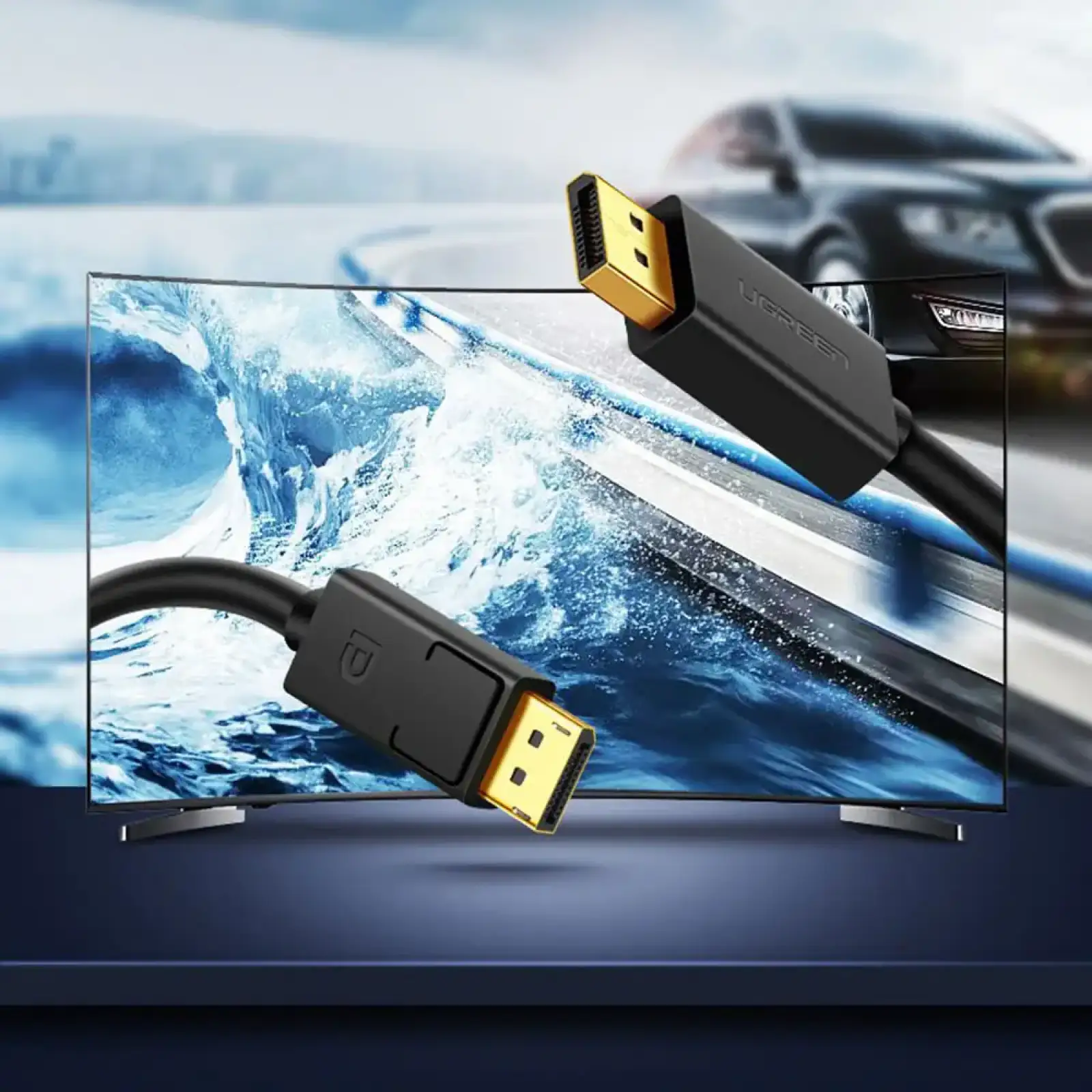 Кабель DisplayPort M - M V1.2 Cable 4K@60Hz; 2K@144Hz 5m DP102 чорний UGREEN (10213) UA