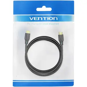 Кабель HDMI M - M, 1.0 м, V2.1, Engineering 8K 60Гц 48Gbps PVC Black Vention (AANBF) UA