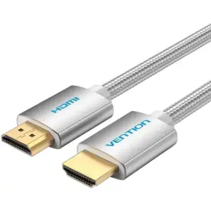 Кабель HDMI M - M, 8.0м, V2.0, 4K 60Гц, обплетення, Silver Metal Type Vention (AABIK) UA