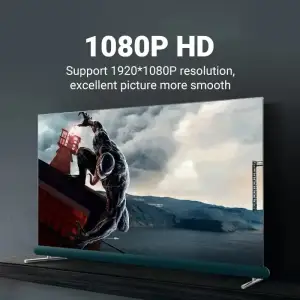 Кабель VGA 15M-15M, 8.0м, з ферритами, чорний Vention (DAEBK) UA