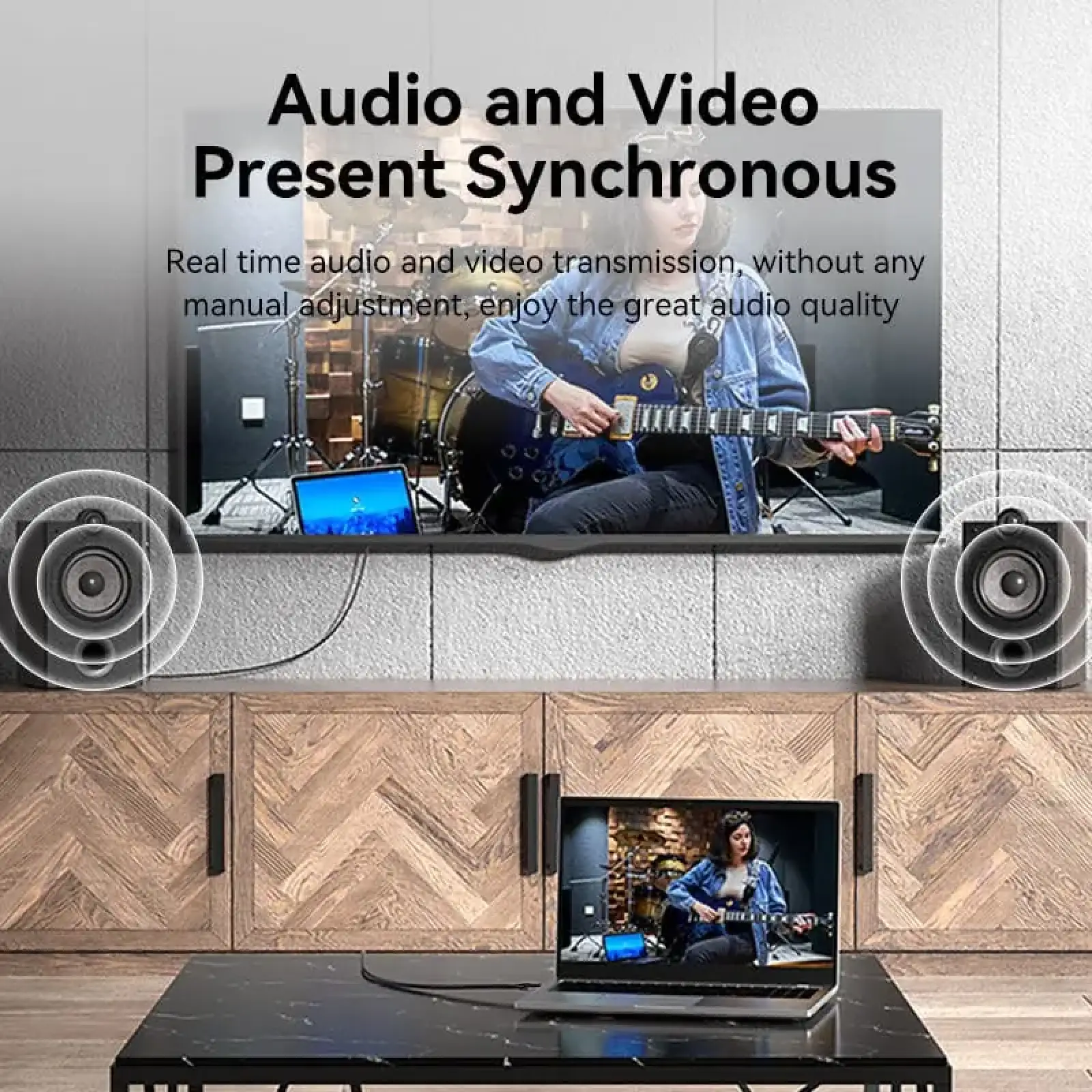 Кабель HDMI M - M, 1.5 м, V2.0, 4K 60Гц, PVC type, чорний, Vention (ALIBG) UA