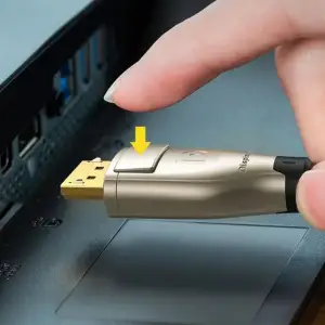 Кабель DisplayPort M - M 2.0 м, V1.4 8K Zinc Alloy Shell DP112 чорний UGREEN (60843) UA