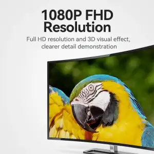 Подовжувач HDMI по кабелю UTP до 60м з БЖ, (RX/TX) V1.4 1080p 60Hz 3D DD7.1 Vention (AKGH0-EU) UA