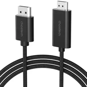 Кабель DisplayPort M - HDMI M 2.0 м, 4K 60hz (4090×2160) Choetech (XDH01-BK) UA