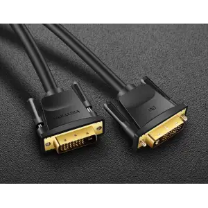 Кабель DVI-D 24M - 24M, 1.5 м, 2K 60Hz Dual Linik Vention (EAABG) UA