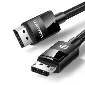 Кабель DisplayPort M - M V1.4 8K 3м Plastic Case Braided Cable DP114 Чорний UGREEN (80393) UA