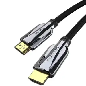 Кабель HDMI M - M, 1.5м, V2.1, 8K 60Гц обплетення, чорний Vention (AALBG) UA