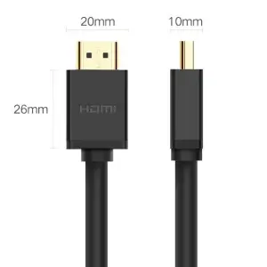 Кабель HDMI M - M, 3.0 м, V2.0 Cafule 4K, HD104 UGREEN Чорний (10108) UA