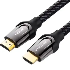 Кабель HDMI M - M, 3.0 м, V2.0, 4K 60Гц, обплетення, Zinc Alloy Type чорний Vention (VAA-B05-B300) UA