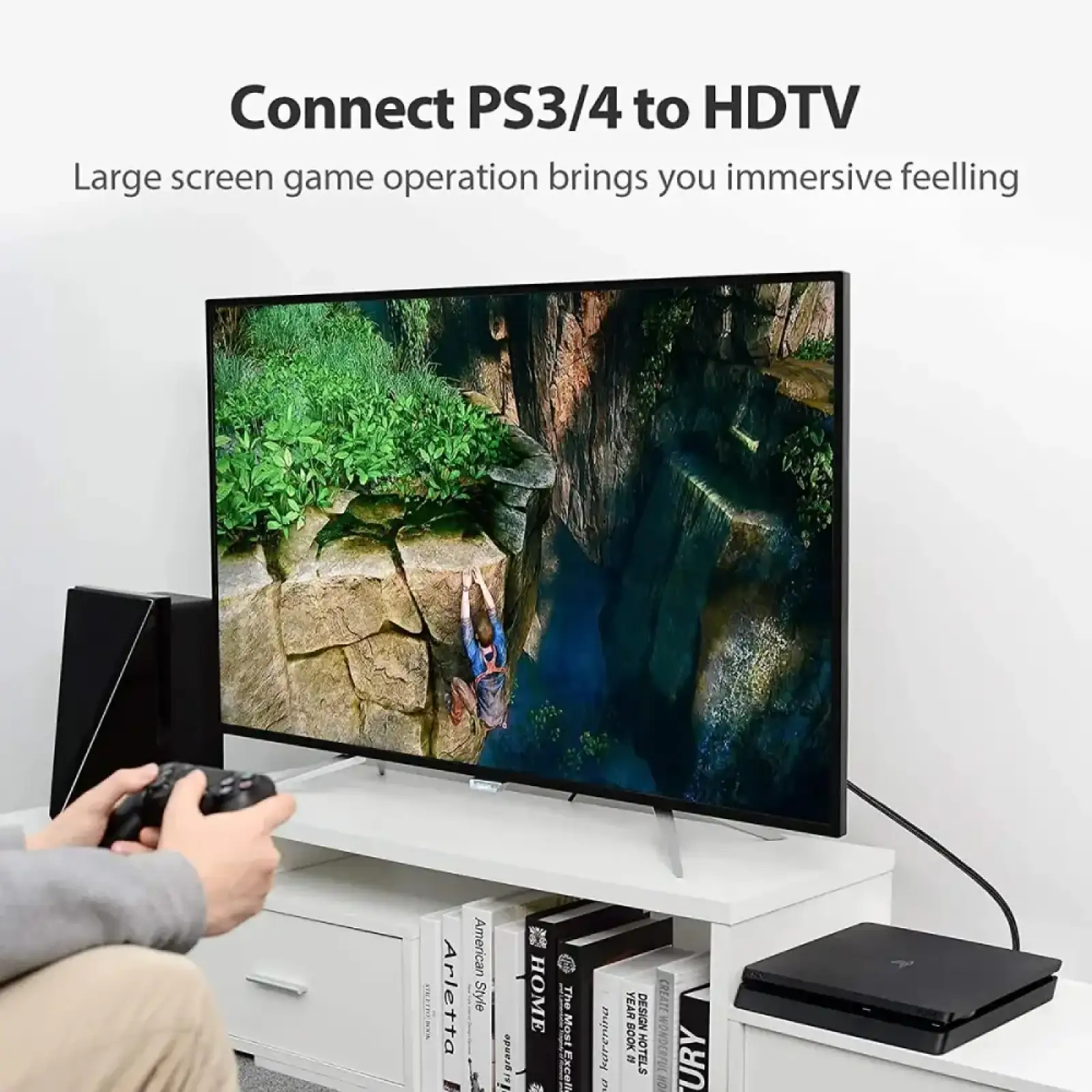Кабель HDMI M - M, 3.0 м, V2.0, 4K 60Гц, обплетення, Zinc Alloy Type чорний Vention (VAA-B05-B300) UA