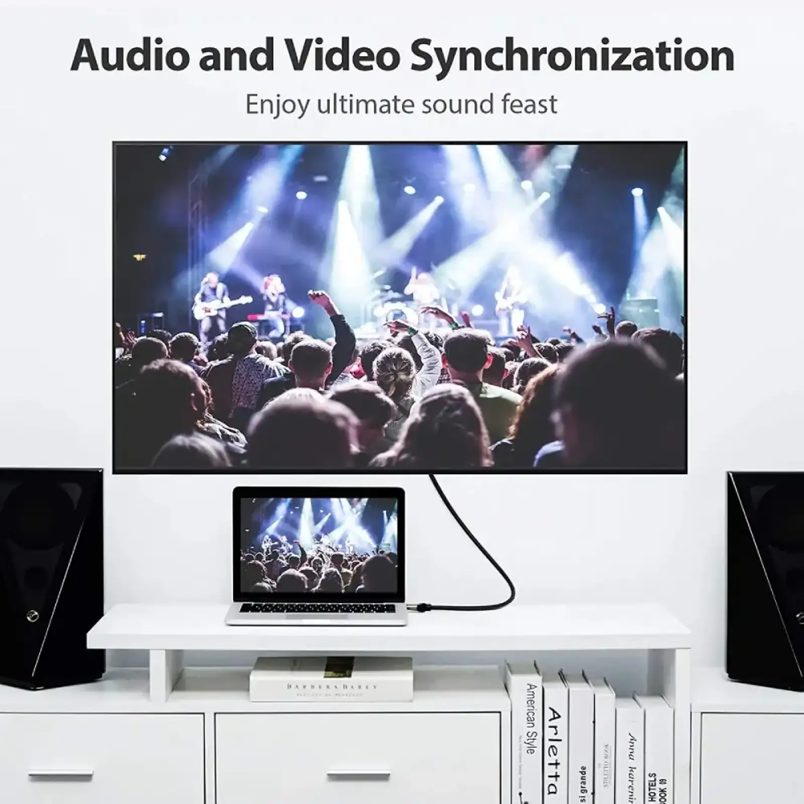 Кабель HDMI M - M, 3.0 м, V2.0, 4K 60Гц, обплетення, Zinc Alloy Type чорний Vention (VAA-B05-B300) UA