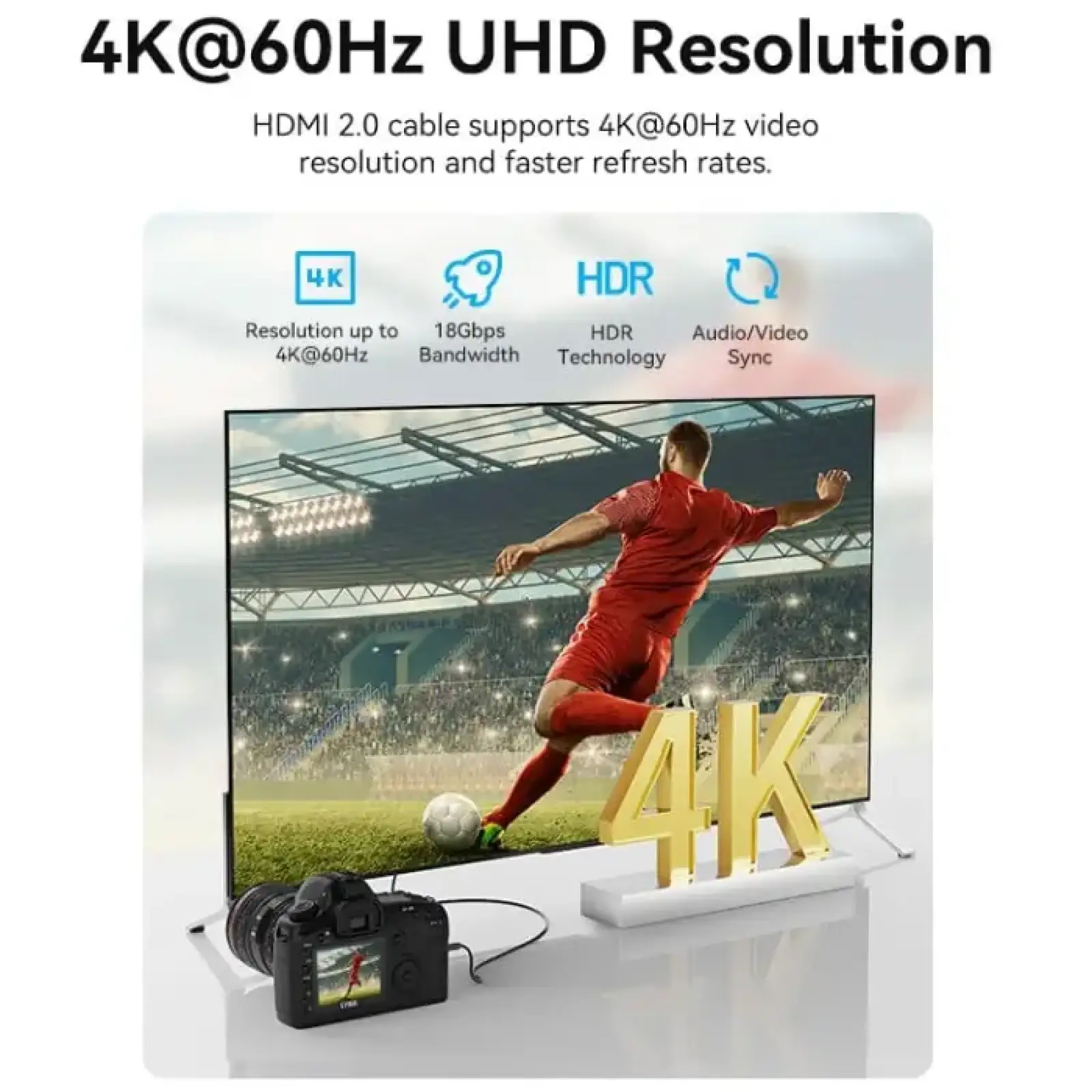Кабель HDMI M - Mini M, 3.0 м, V2.0 4K 60Гц 18Gbps HDR Dolby Vention (AGHBI) UA