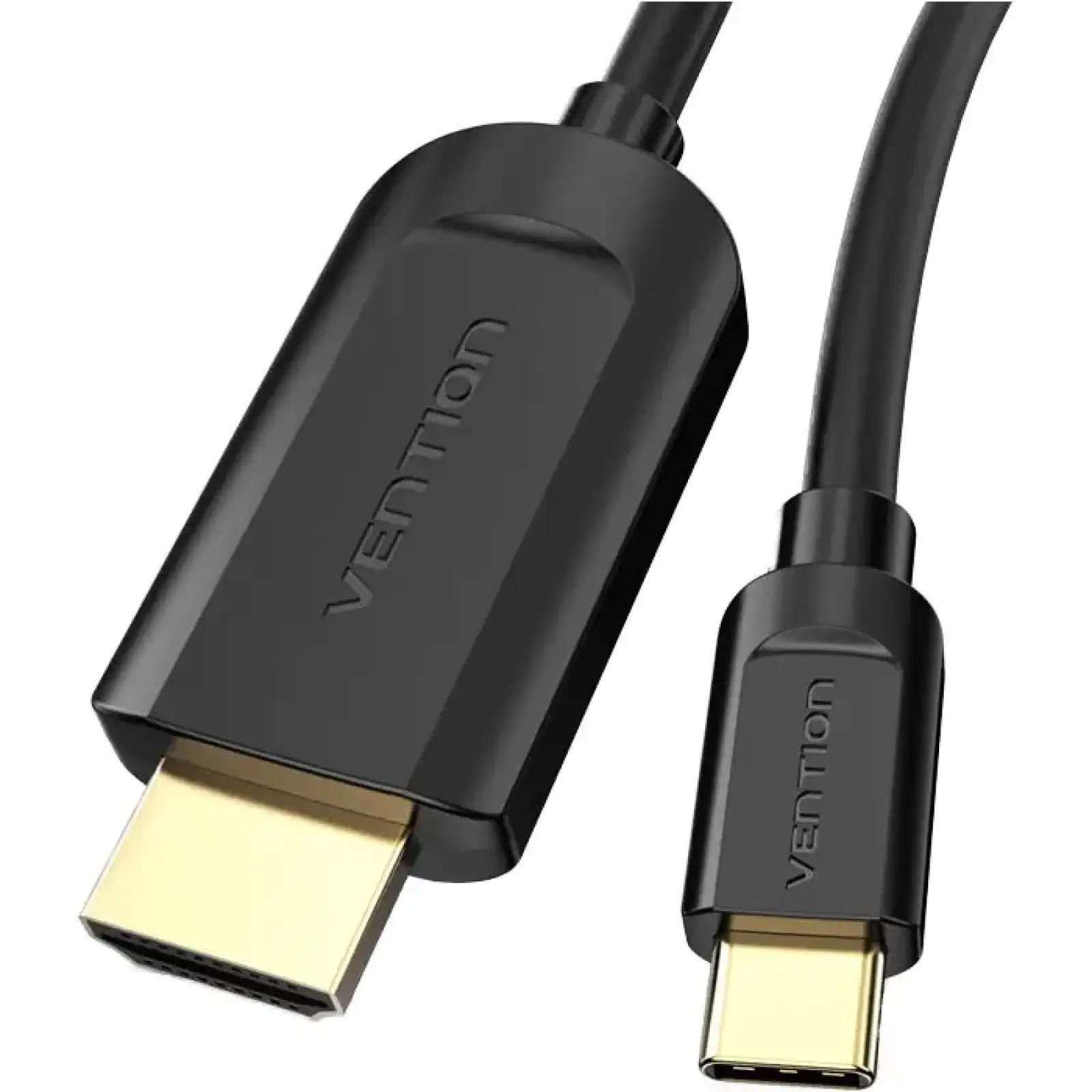 Кабель USB 3.1 Type-C M - HDMI M, 1.5m 4K 30 Гц Thunderbolt 3 HDCP2.2 PVC Black Vention (CGUBG) UA