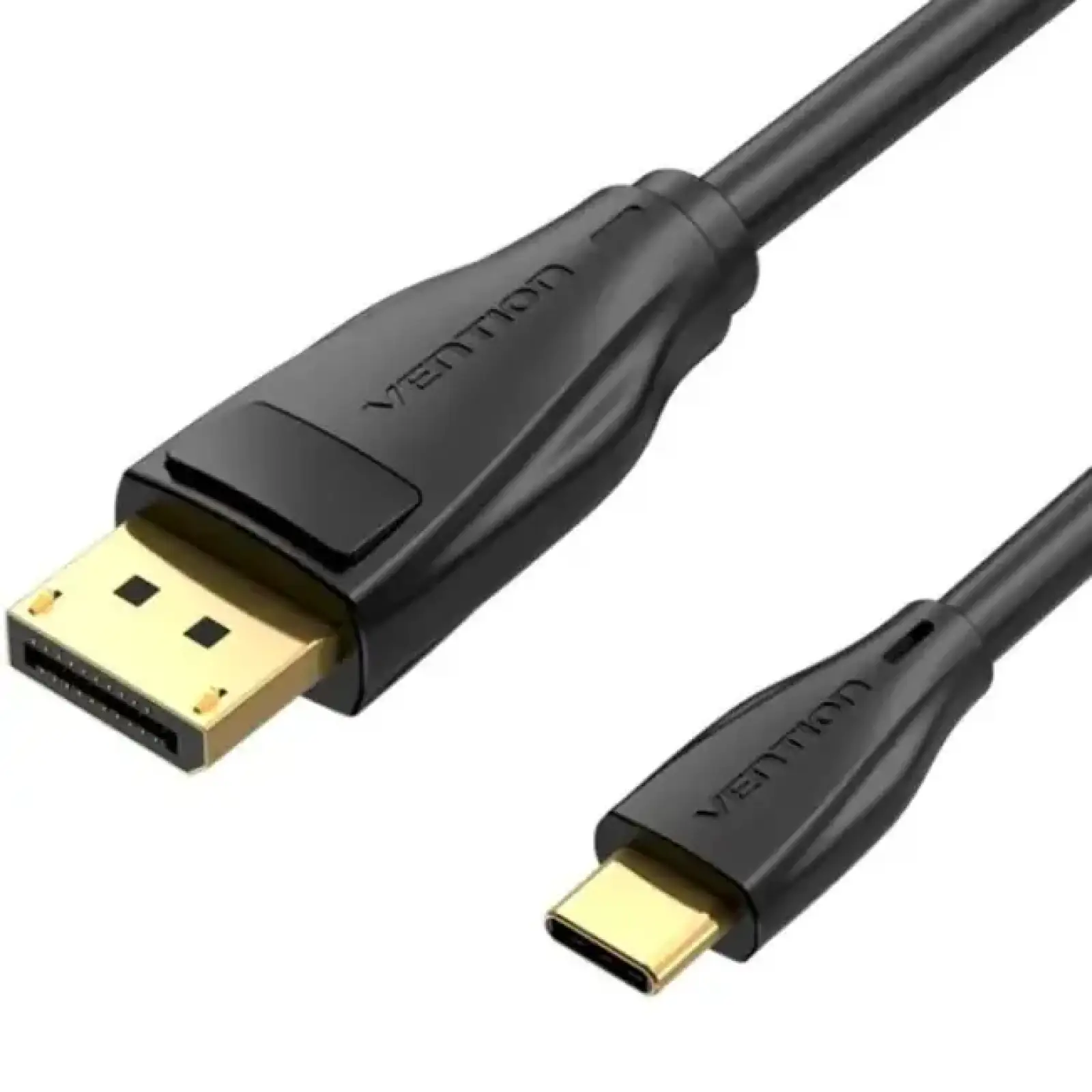 Кабель USB 3.1 Type-C M - DisplayPort M, 2.0м v.1.4 8K60Hz Aluminum Alloy чорний Vention (CGYBH) UA