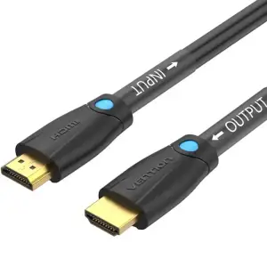 Кабель HDMI M - M, 5.0 м, V2.0, Engineering 4K 60Гц PVC Black Vention (AAMBJ) UA