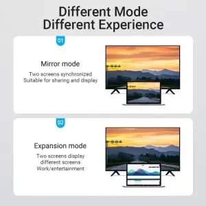 Кабель HDMI M - M, 1.5м, V2.0, 4K 60Гц, кут 270°, PVC, чорний Vention (AAQBG) UA