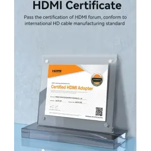 Кабель HDMI M - M, 8.0 м, V2.0, 4K 60Гц Aluminum alloy синій Vention (ALHSK) UA