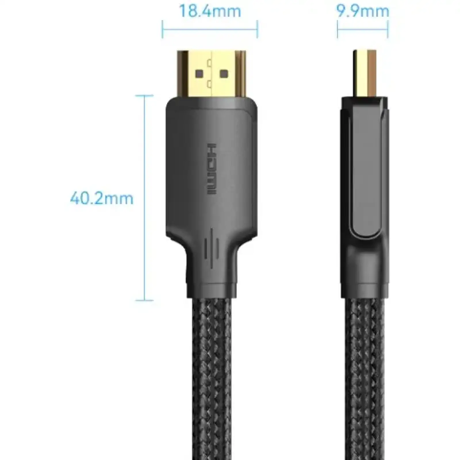 Кабель HDMI M - M, 10.0 м, V2.0 4K 30Гц, обплетення Vention (ALLBL) UA