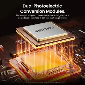 Кабель HDMI M - M, 30.0м, V2.1, Optical 8K 60Гц 48Gbps Aluminum Alloy, сірий Vention (ALTHT) UA