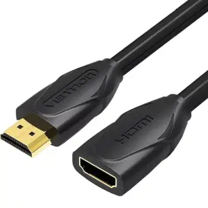 Кабель HDMI M - F (подовжувач), 2.0 м, V2.0, 4K 60Hz PVC Vention (VAA-B06-B200) UA