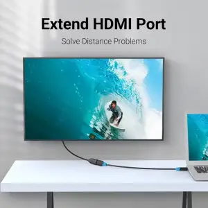 Кабель HDMI M - F (подовжувач), 2.0 м, V2.0, 4K 60Hz PVC Vention (VAA-B06-B200) UA