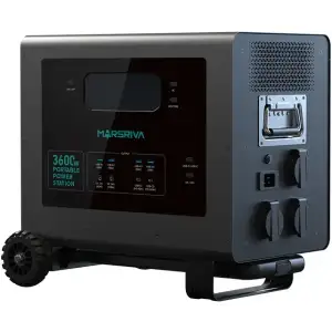 Зарядна станція Marsriva MP36 3600W (3686.4Вт/г) AC,UPS, USB-C PD 140 Вт LiFePo4 (MP36_MARSRIVA) UA