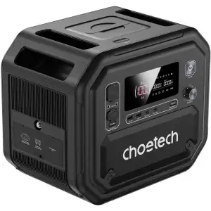 Зарядна станція Choetech BS064 2500Вт (2160Вт/г) AC,LiFePo4,MPPT, UPS, PD 140 Вт (BS064-EU-BK) UA
