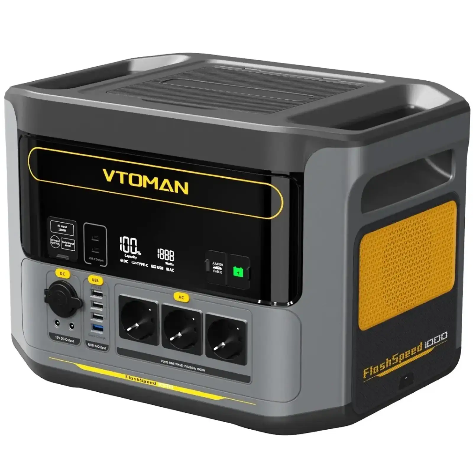 Зарядна станція Vtoman FlashSpeed 1000 PB-85 (DE-FS1000-B) UA