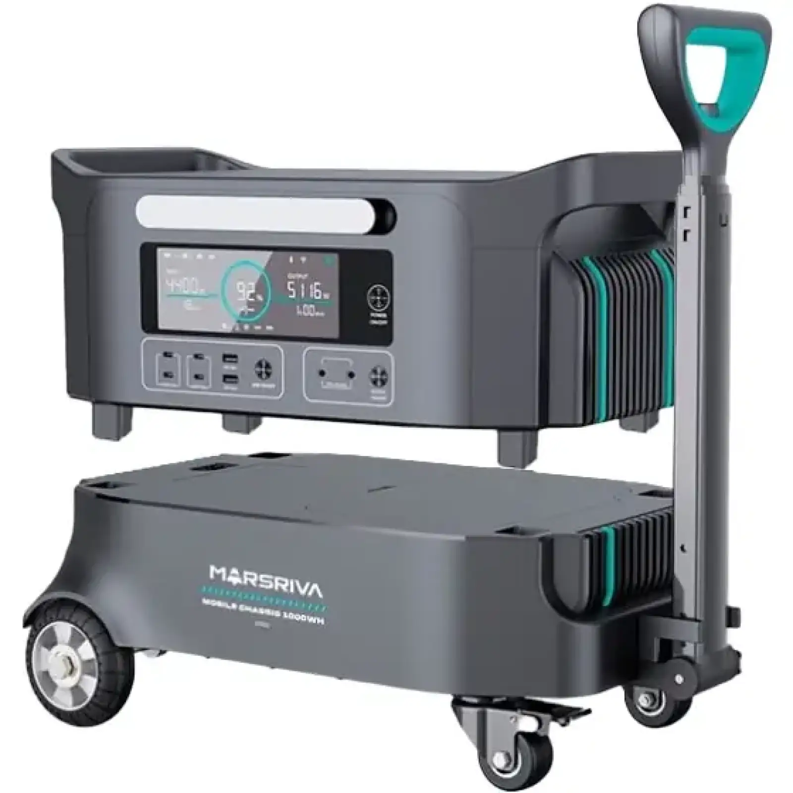 Зарядная станция Marsriva HES20 2200 Вт 2074Вт/г, 4xAC USB-C, UPS, LiFePO4 App (HES20_MARSRIVA) UA