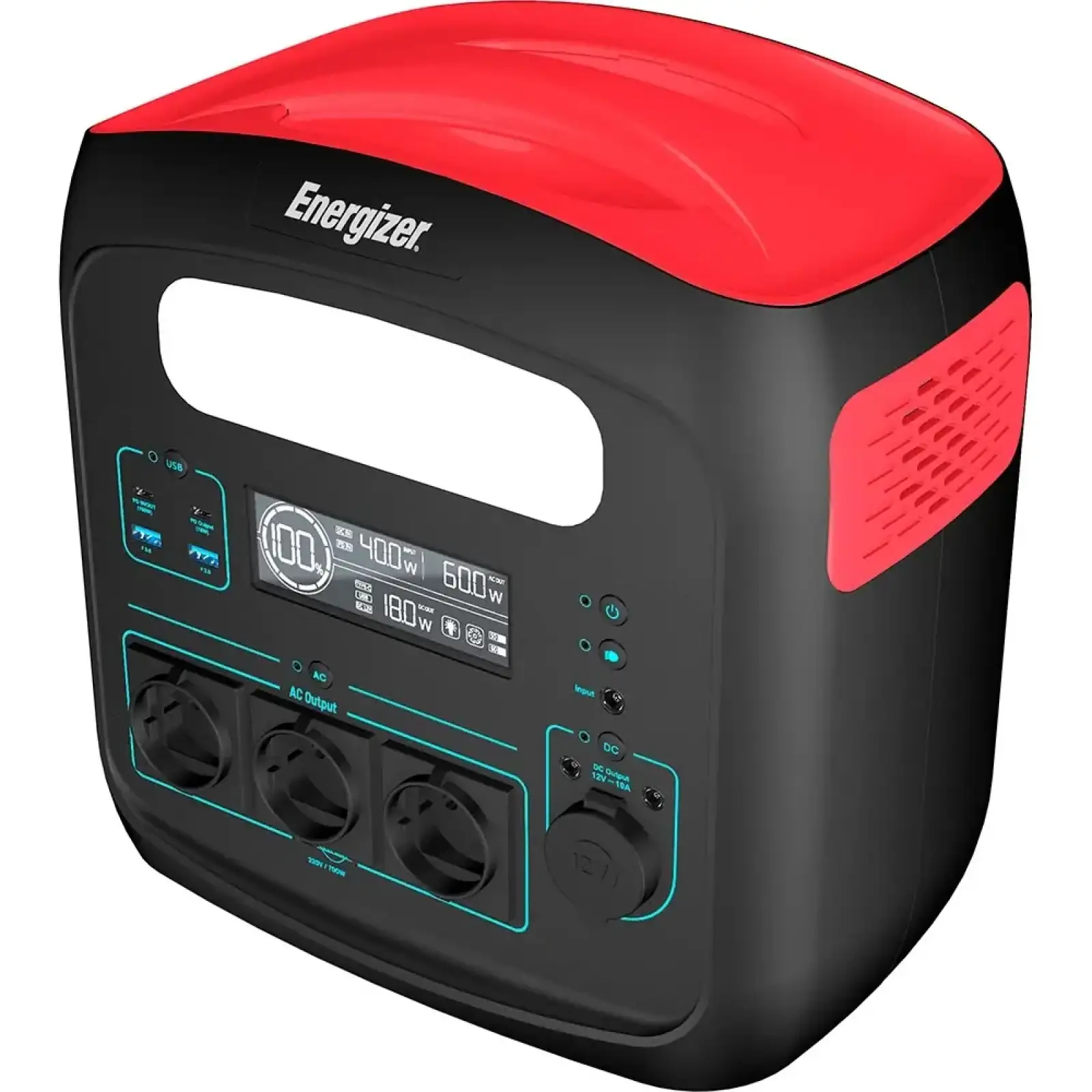 Зарядна станція Energizer 700Вт (960Вт/г) 2xDC, LiFePO4 (PPS960W1) UA