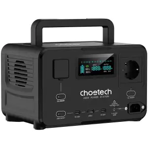 Зарядна станція Choetech BS007 400Вт (256Вт/г) AC,LiFePo4,MPPT,UPS (BS007-EU-BK) UA