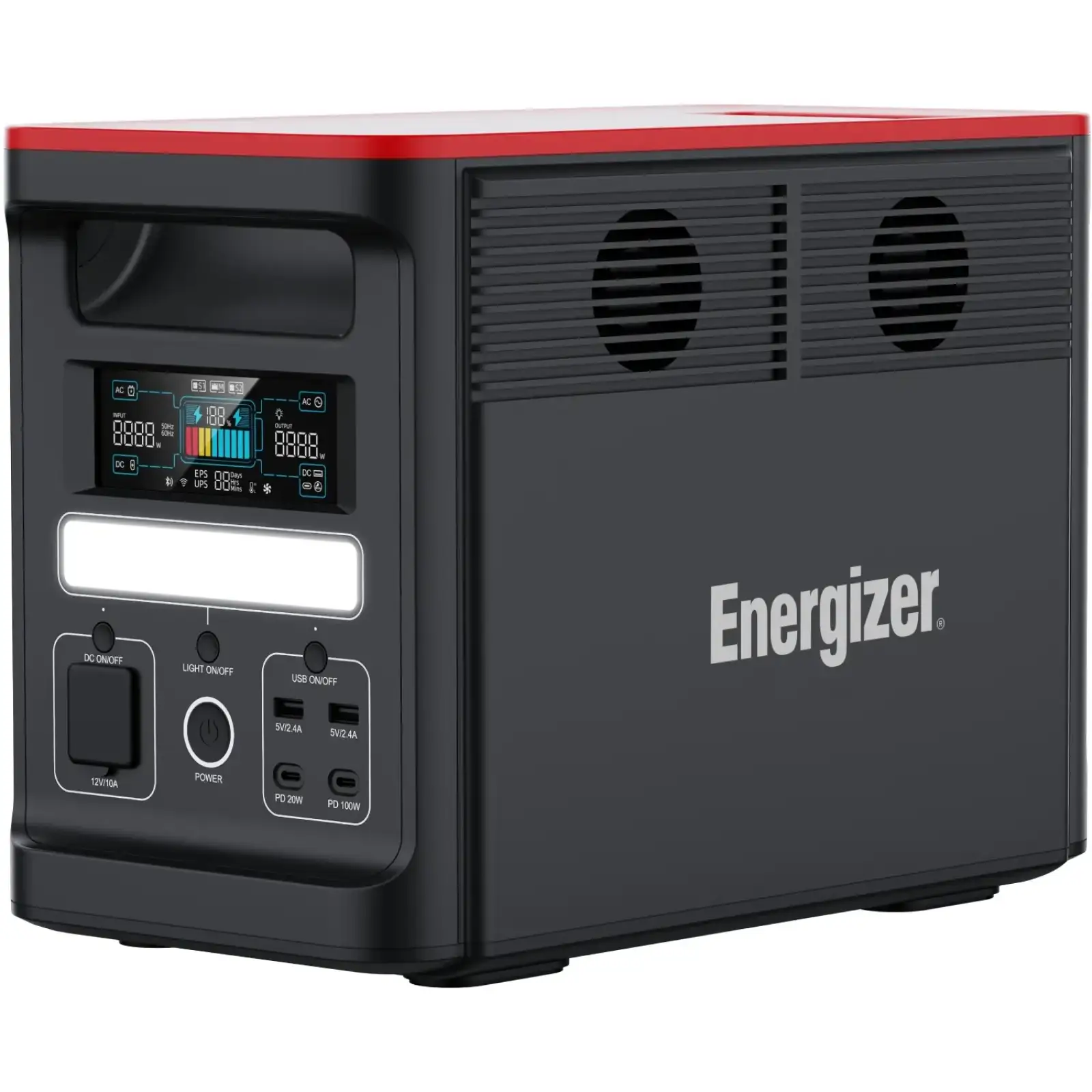 Зарядна станція Energizer 1800Вт (1536Вт/г) + Батарея Extra Battery LiFePo4 (1536Вт/год) (PPS1500W2F+1500W2FBA) UA